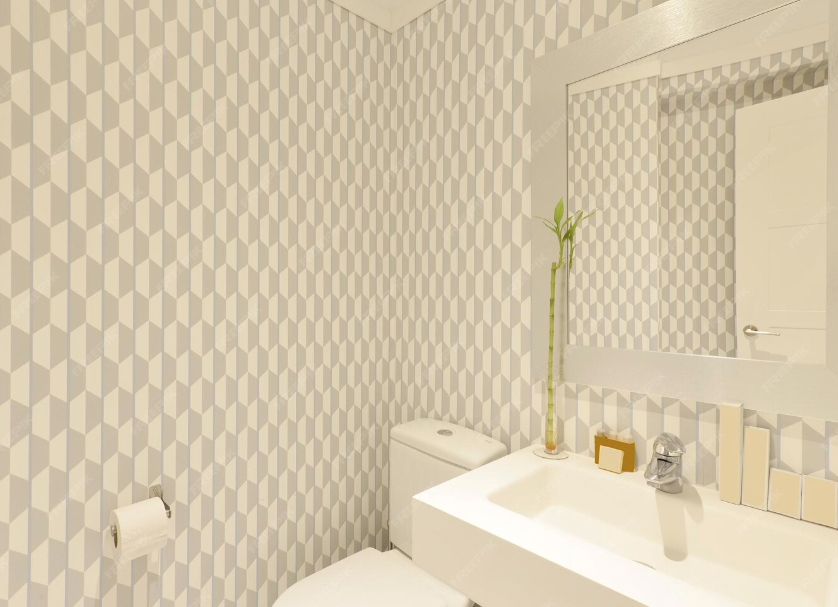 Papel de parede vinílico para banheiro: tendências que deixam o espaço mais sofisticado